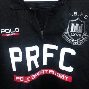 Ralph Lauren polo sport rugby Rlx zip up long sleeve Large